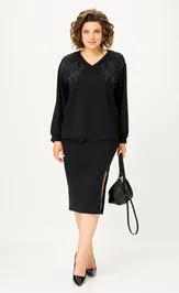 Garnitur Vilena-fashion 1169 chernyj