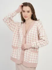 Sweter Newvay #7221-14093 pudra/mol