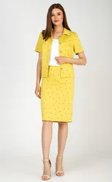Костюм MARIKA 461 желтый в горох