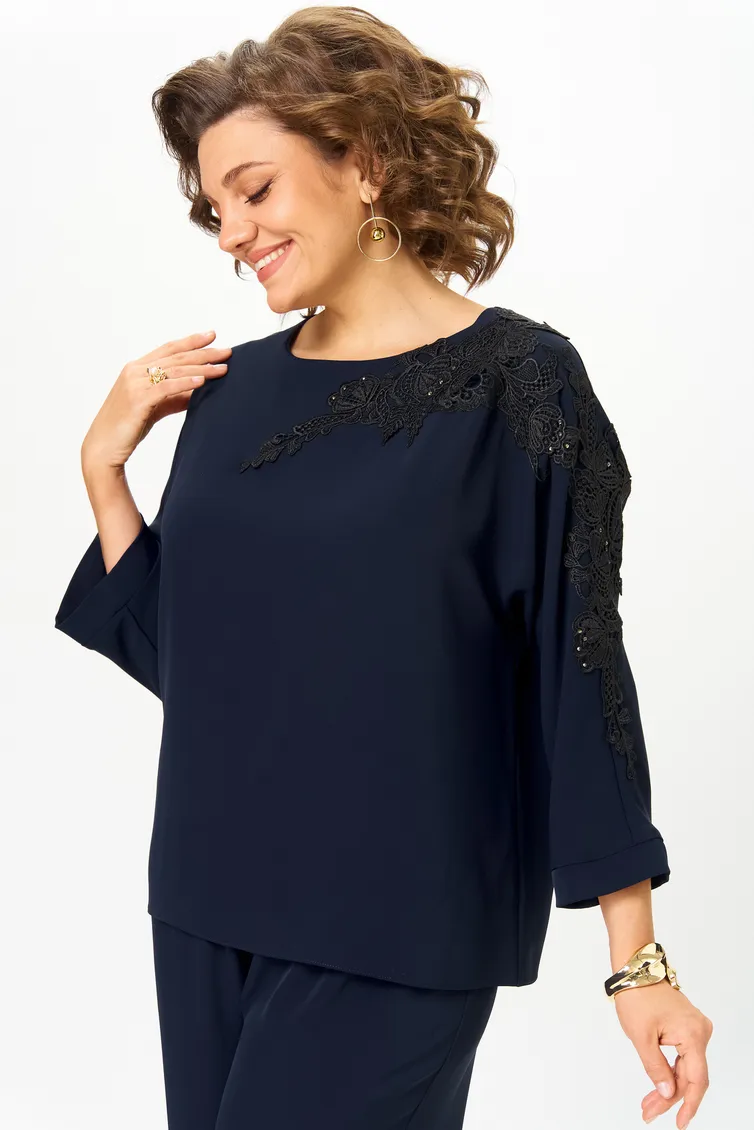 Bluzka Rumoda #2277 dl.r sinij