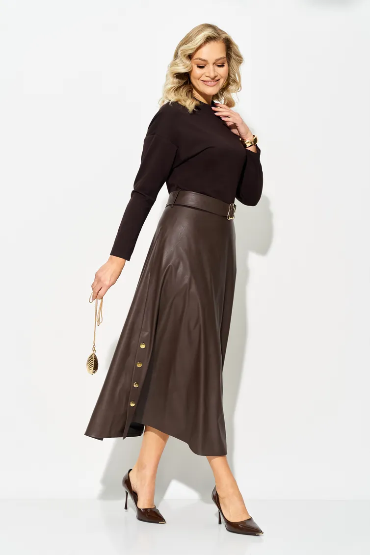 Dress Liliana #1578 shokolad