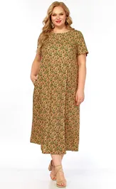 Dress LadyThreeStars 2681 yantarnyj
