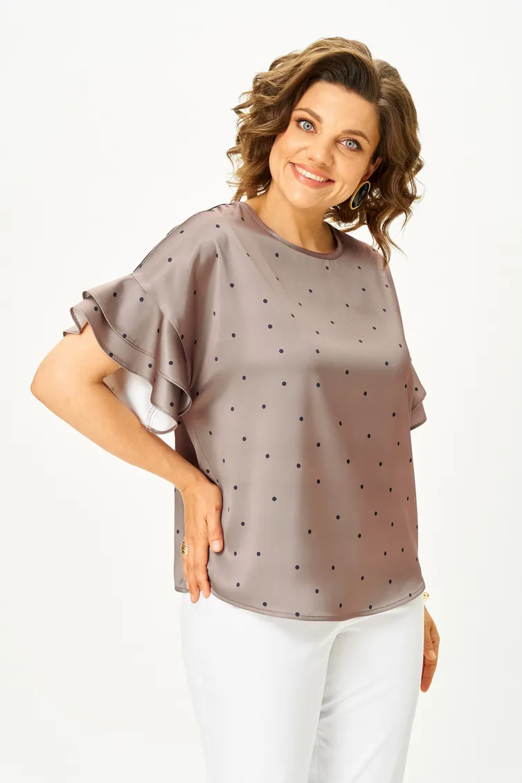 Blouse Rumoda #2297 kapuchino