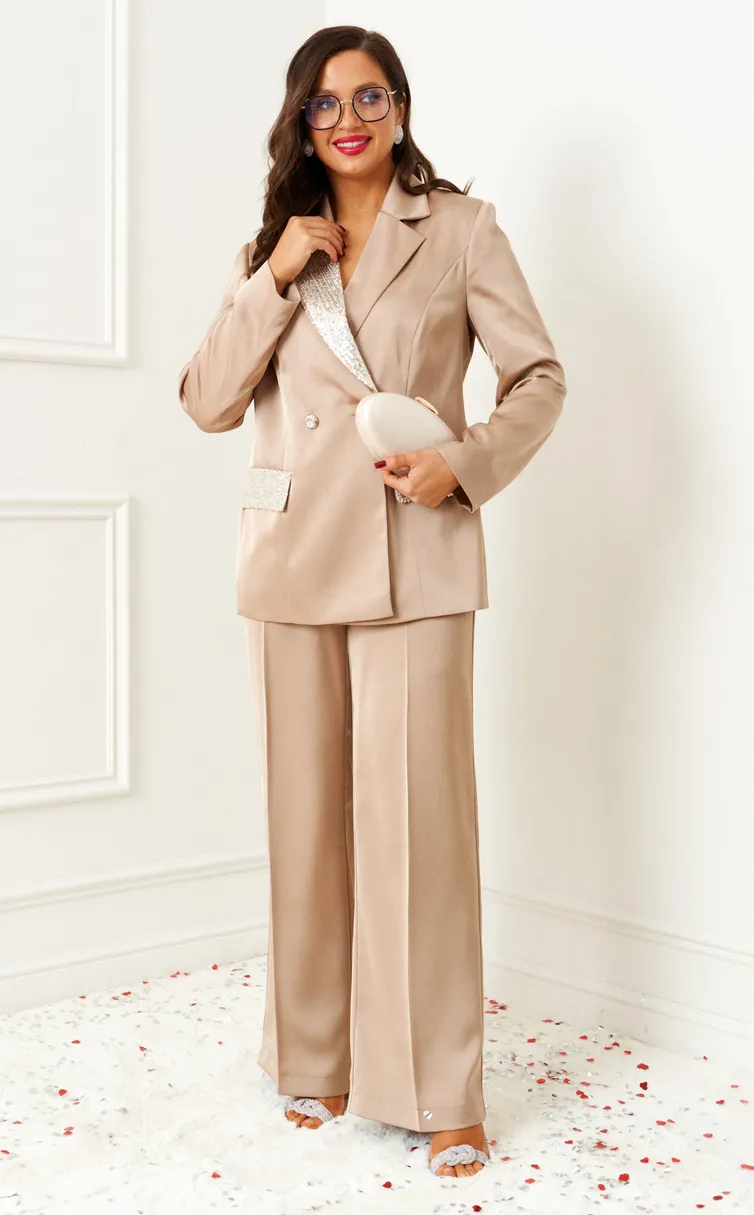Suit Beautiful & Free #6398 latte