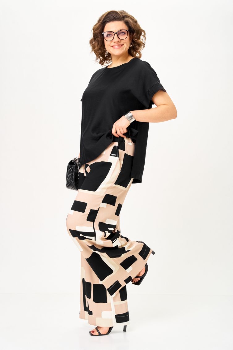 Комплект Michel Chic арт. 1384 песочно-черная графика