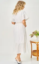 Платье Ava fashion М-190 молочный