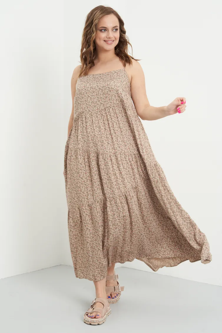 Dress Fantazia Mod #3986 bezh