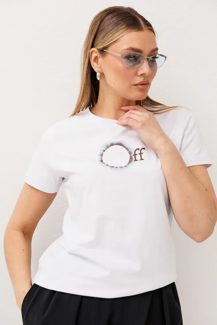 T-Shirt Fantazia Mod #5479 belyj