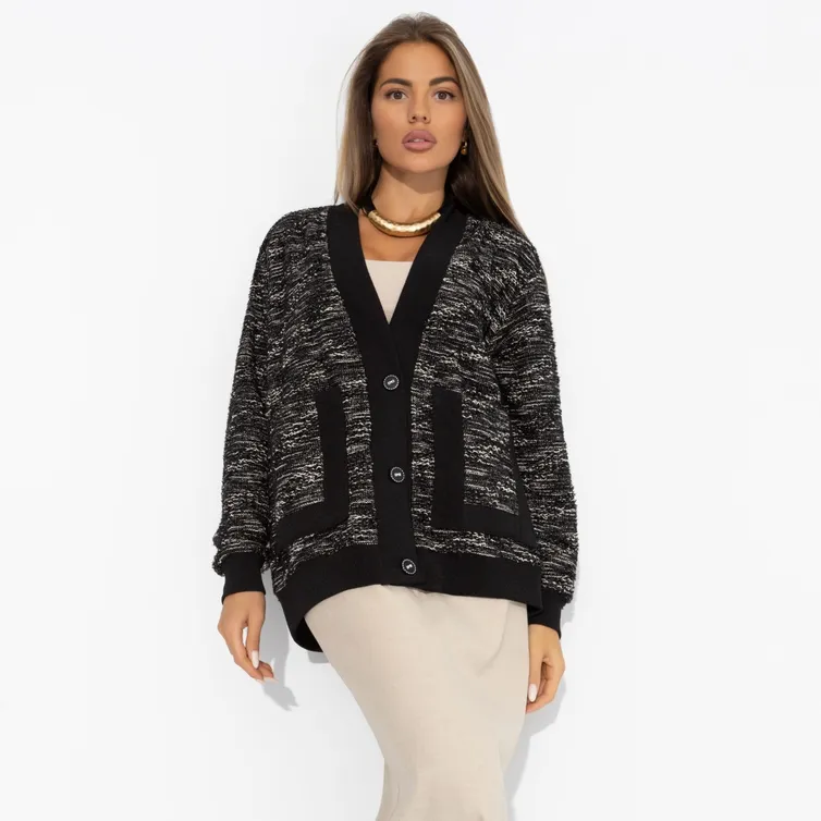Sweter CHARUTTI #V modnom rezhime (black)