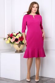 Dress URS #15-528 fuksiya