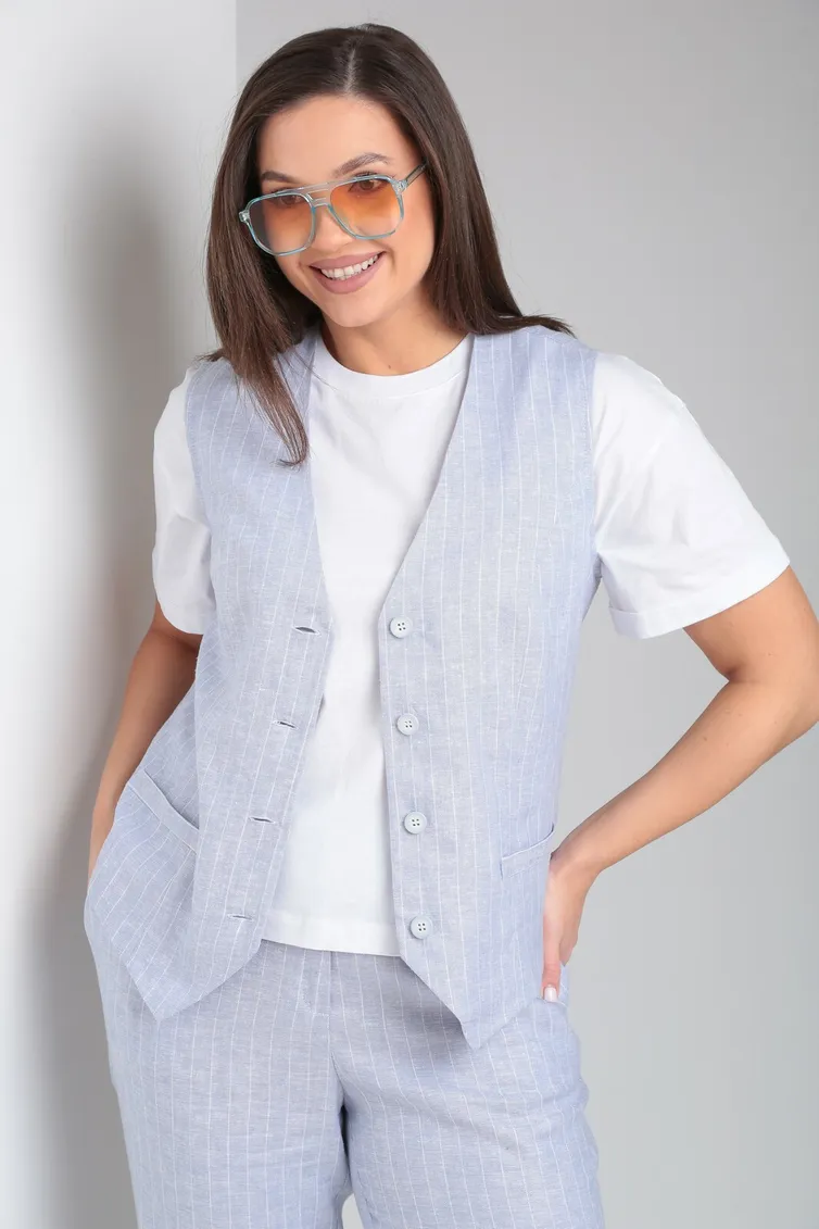 Garnitur Vilena-fashion #966 goluboj