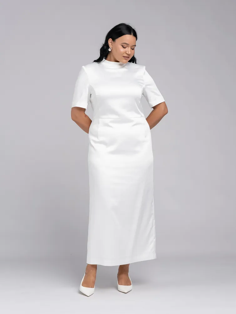 Платье FASHION CENTRE арт. П-4155/Белый