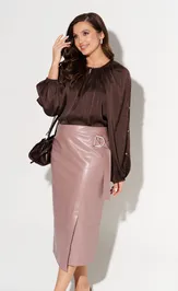 Юбка Alta Moda 1015-4 розовый тауп