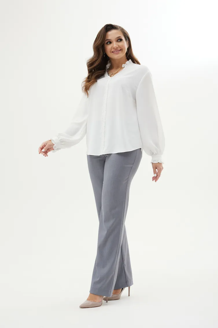 Bluzka MALI #623-045 belyj