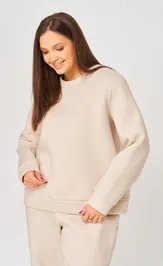 Sweatshirt V&N fashion 1066_bezhevyj