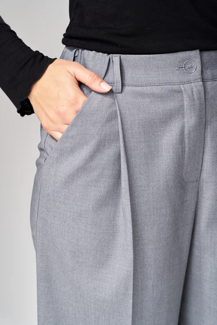 Trousers Ava fashion #M-241 seryj
