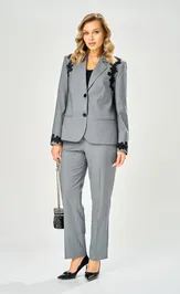 Suit Ava fashion M-231 seryj