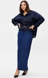 Skirt Ma Cherie 2076 sinij