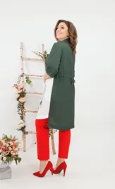 Zestaw SandyNA 13591 xaki+krasnyj