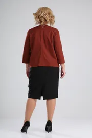Garnitur Vilena-fashion #667 shokolad+chernyj