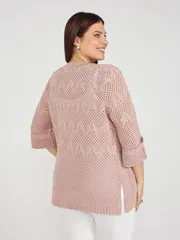 Sweter BONADI #2187 pudra