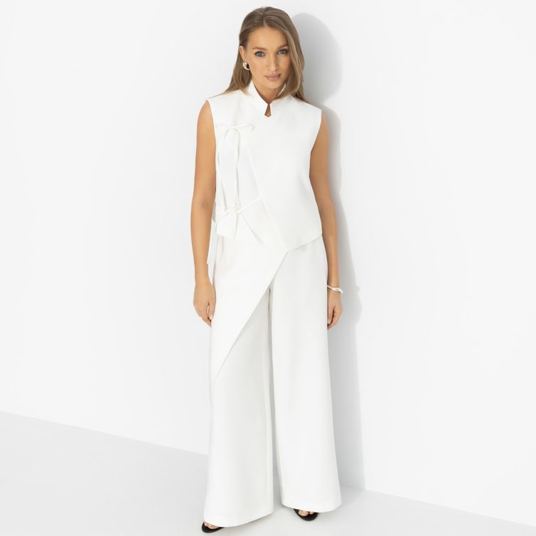 Джемперы, кардиганы, жакеты CHARUTTI арт. Прямая речь (белый)