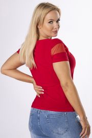 Blouse nika.pl #07084 Malaga krasnyj