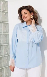 Bluzka Anastasia MAK 1352 goluboj