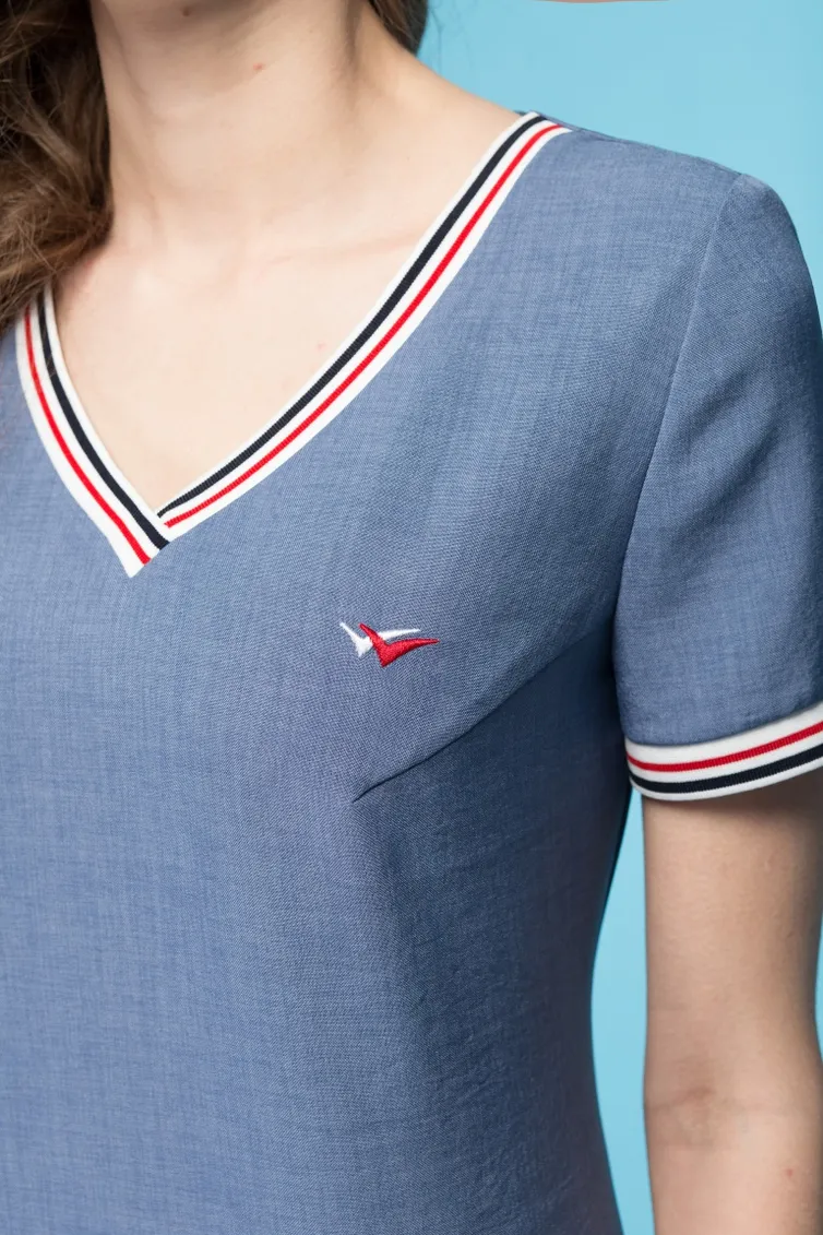 Платье Линия Л арт. Б-1638 джинс