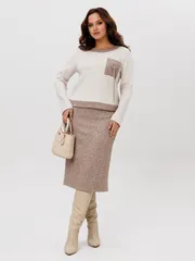 Set Galean Style #993 korichnevyj