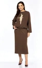 Костюм Milora 1376 кофе с молоком
