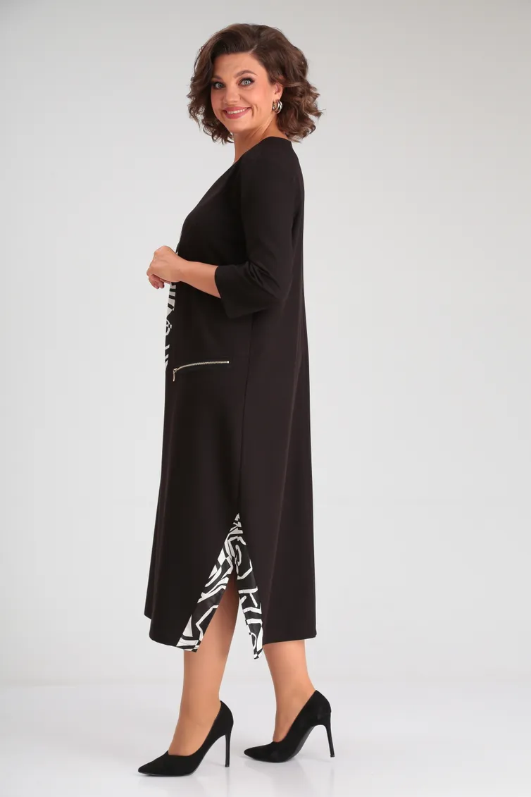 Sukienka Michel Chic #2073/1 chernyj, belyj
