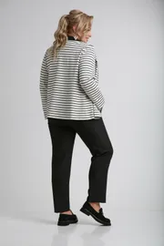 Zestaw Vilena-fashion #1008 poloska+chernyj