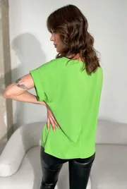 Bluzka Rumoda #2111 salatovyj