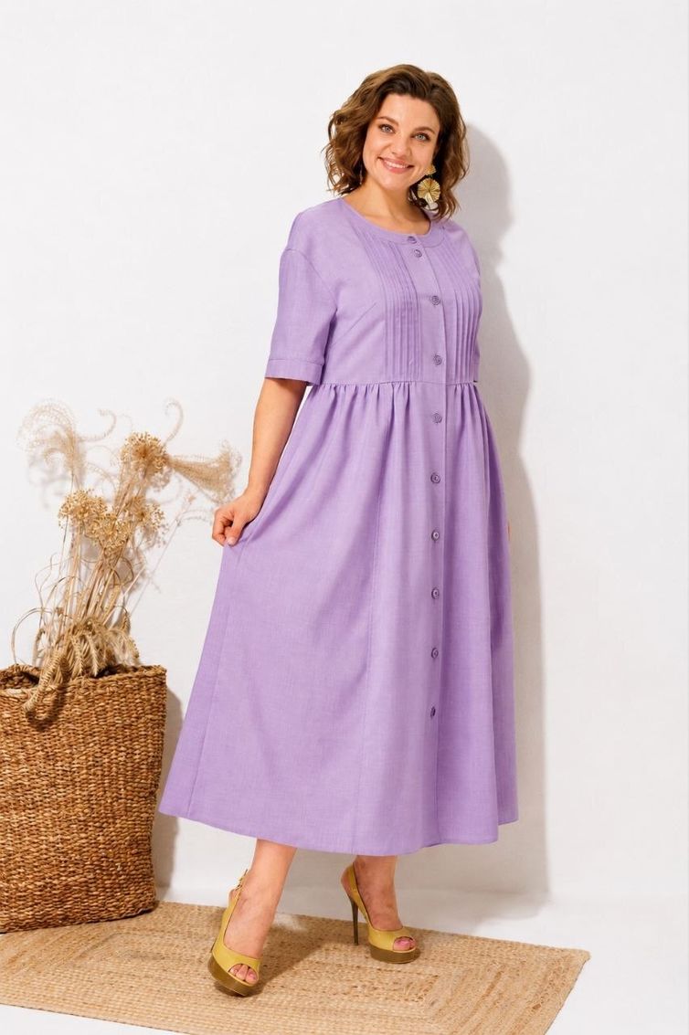 Sukienka Anastasia MAK #1095-1 sirenevyj