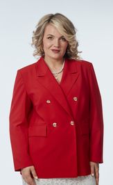 Костюм OVERYOU 245 красный с белым