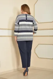 Костюм Lady Style Classic арт. 1358/1 син+сер