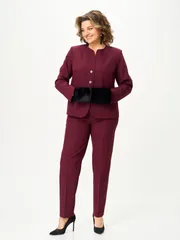 Garnitur Vilena-fashion #1210 burgundi