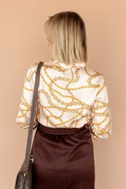 Blouse TOOK A LOOK & Angelika #TB-34 cepi-bezhevyj
