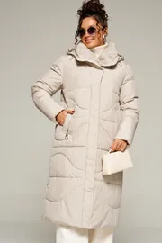 Coat Beautiful & Free #8012 kremovyj