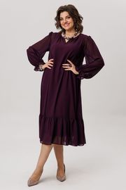 Dress Anelli Laurel #1635 cvet chernosliva