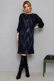 Sukienka Amori #9826 sinij 164