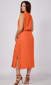 Dress Verita moda #N-2295 oranzh