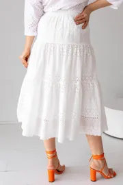 Skirt TOOK A LOOK & Angelika #MYu-951 belyj