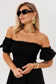 Sukienka Anelli Laurel #1632 blek lejdi