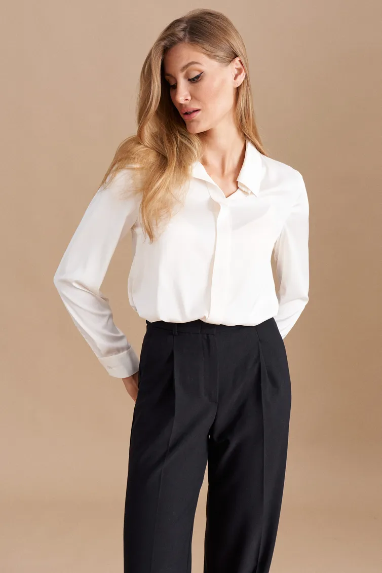 Blouse Elletto Life #3776 molochnyj