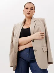 Żakiet Ava fashion #M-172 bezhevyj