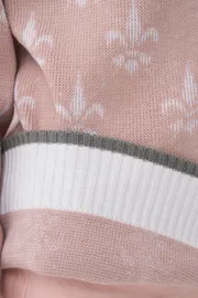 Sweter Newvay #7232-14100 roz zhemchug/bel/titanium/bel
