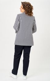 Костюм БелЭльСтиль 762-324/609-323 синий принт