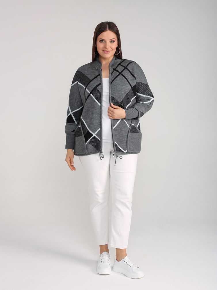 Sweter BONADI #1758 seryj